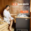 Sauna Heater, 4.5KW 220V Electric Sauna Stove, Steam Bath Sauna Heater with Built-In Controls