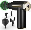 Massage Gun, Massage Gun Deep Tissue for Pain Relief with 4 Massage Heads & 6 Speeds, Electric Mini Handheld Body Massager for Any Pain Relief
