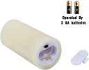 antizer Flameless Candles Led Candles Pack of 9 (H 4" 5" 6" 7" 8" 9" x D 2.2") Real Wax Battery Candles with Remote Timer for Home Fireplace Decor Wed