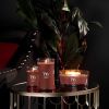 Wood Wick Cinnamon Chai Holiday Candle Gifts for Women and Men, Medium Hourglass Candle with Crackling Wick