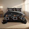 6 Piece Soft All-Season Washed Microfiber And Viscose Comforter Set ,  With Comforter, Sheet, Pillowcases & Shams, Print, Flowerd, Moisture-Wicking